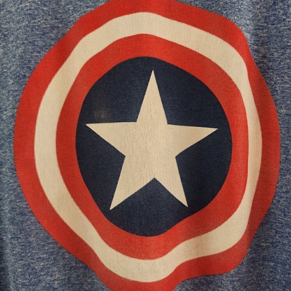 Marvel Captain America Boys Graphic T-shirt - Picture 2 of 11